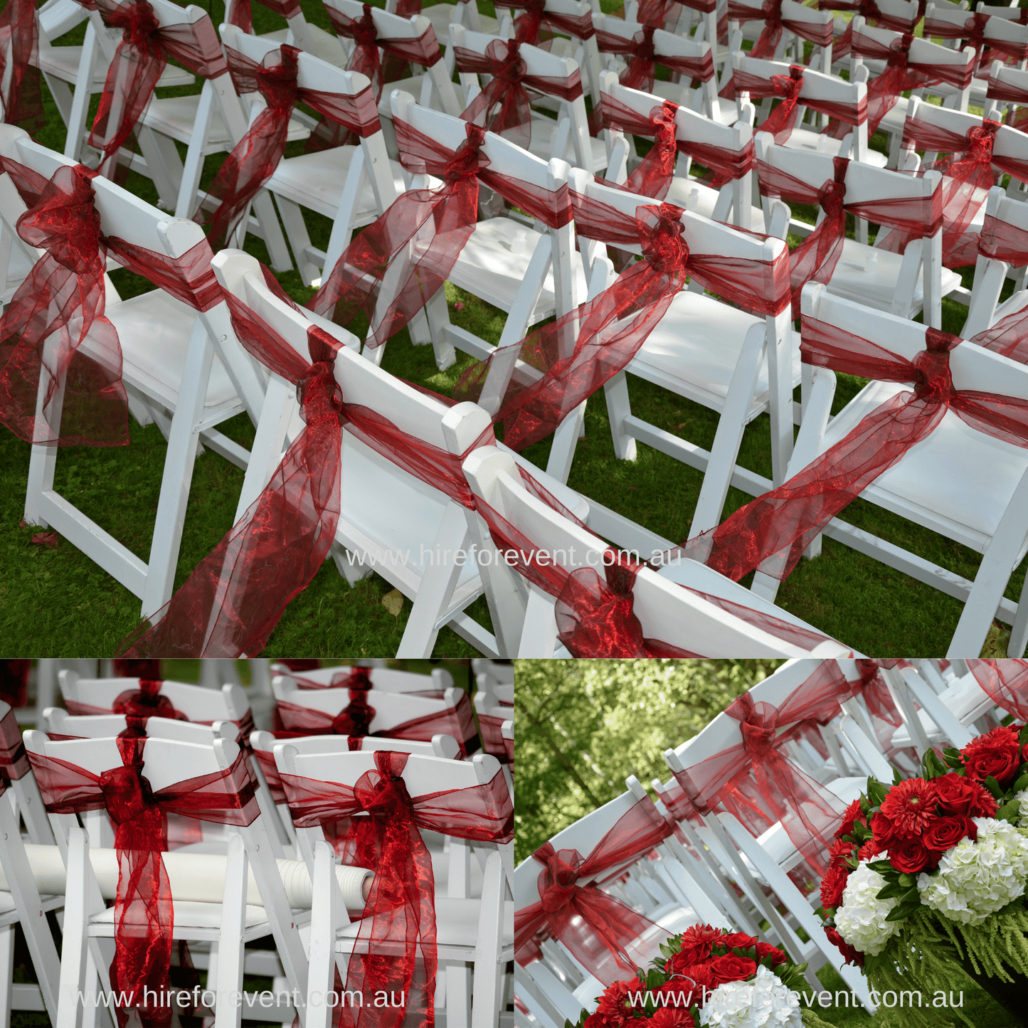 Organza Chair Sash