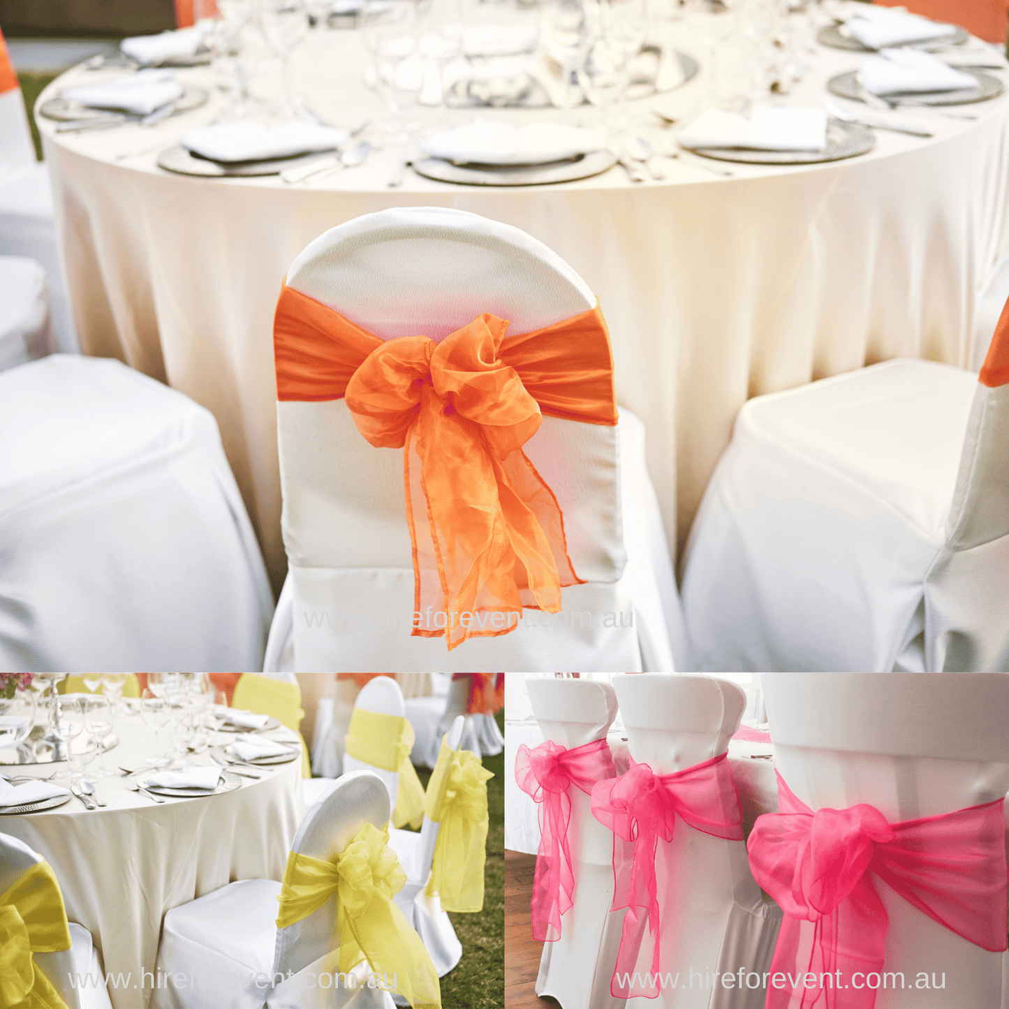 Organza Chair Sash